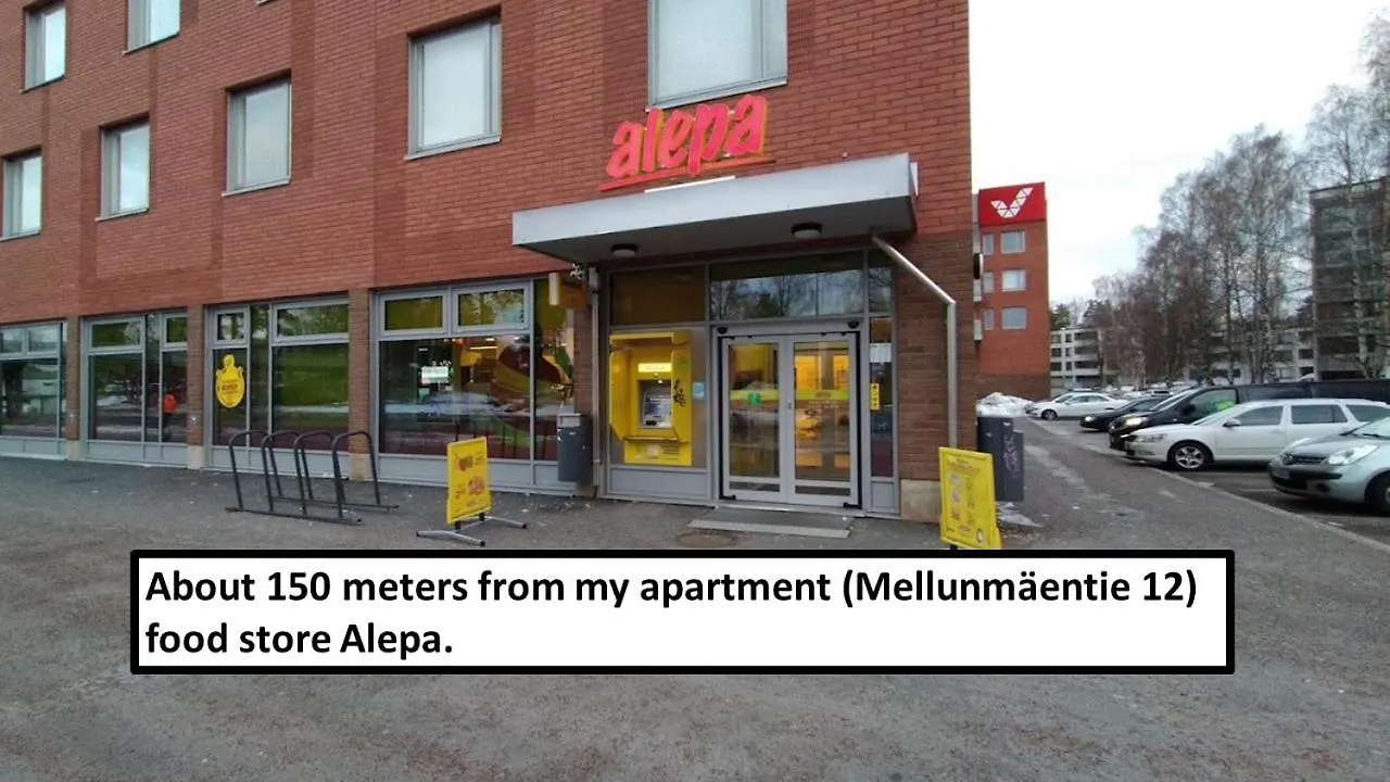 Top Floor 51M2, Balcony, 150 M Wifi, Free Own Parking Place, 300M Metro Helsinki 0*,  Finland